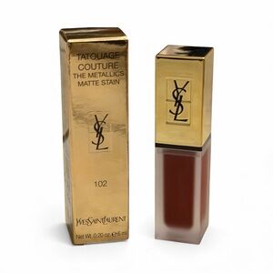 Yves Saint Laurent Tatouage Couture The Metallic Matte Stain 102 Iron Pink